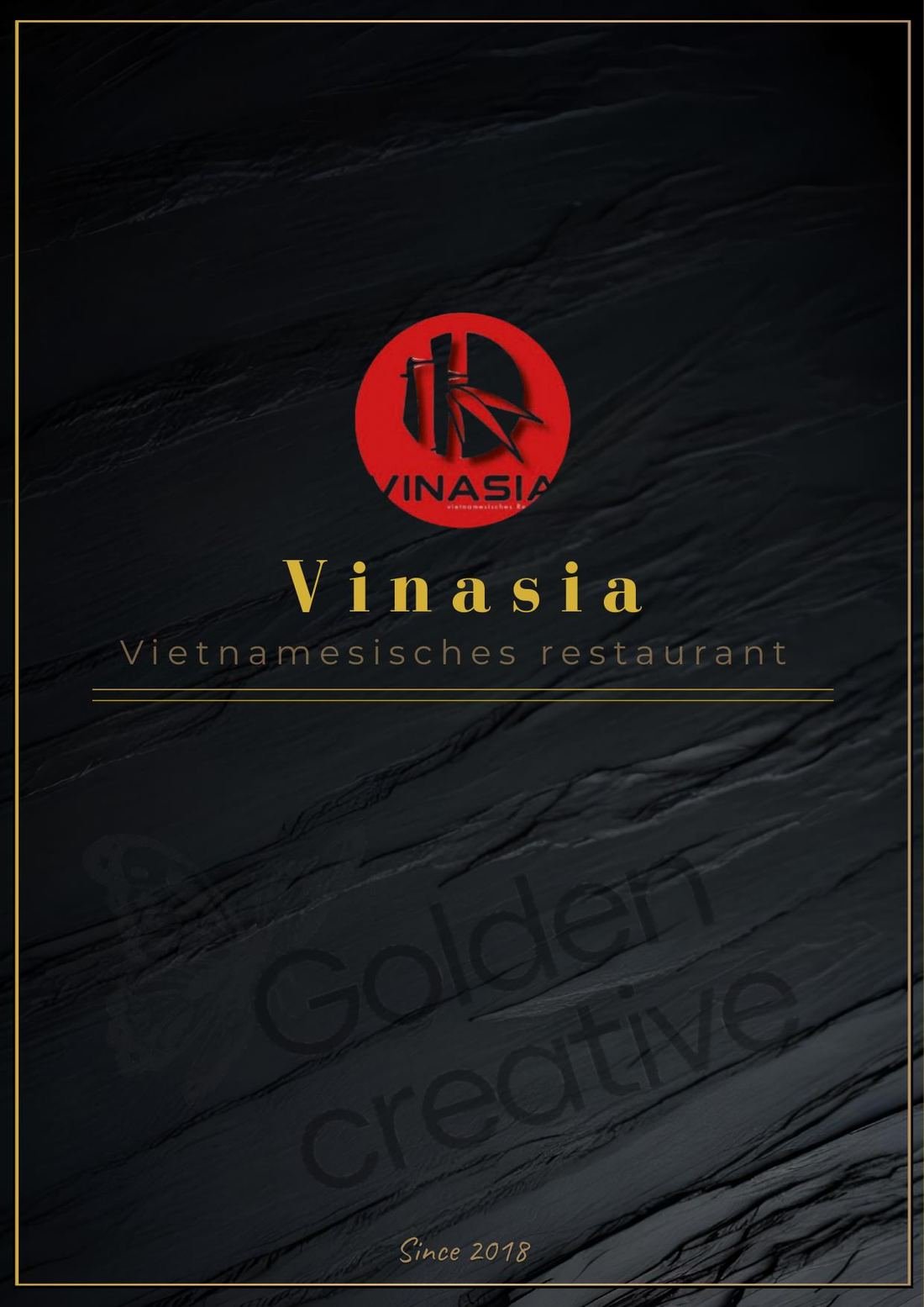 Vinasia — couverture menu
